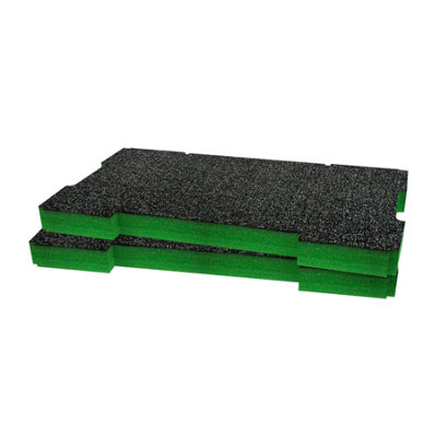 Shadow Foam Ridgid Pro System Tool Organiser (Version 1) Foam Inserts (Green 30mm) from B&Q