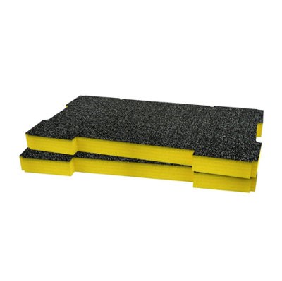 Shadow Foam Ridgid Pro System Tool Organiser (Version 1) Foam Inserts (Yellow 30mm) from B&Q