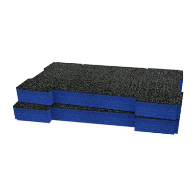 Shadow Foam Ridgid Pro System Tool Organiser (Version 1) Foam Inserts (Blue 50mm) from B&Q