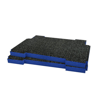 Shadow Foam Ridgid Pro System Tool Cart (Version 1) Inserts (Blue 30mm) from B&Q
