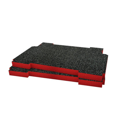 Shadow Foam Ridgid Pro System Tool Cart (Version 1) Foam Inserts (Red 30mm) from B&Q