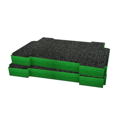 Shadow Foam Ridgid Pro System Tool Cart (Version 1) Foam Inserts (Green 50mm) from B&Q
