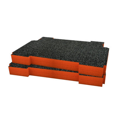 Shadow Foam Ridgid Pro System Tool Cart (Version 1) Foam Inserts (Orange 50mm) from B&Q