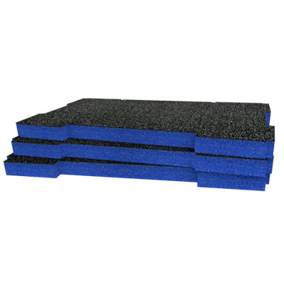 Shadow Foam Ridgid Pro System Toolbox Stack (Version 1) Foam Inserts (Blue 30mm) from B&Q