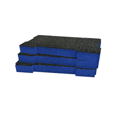 Shadow Foam Ridgid Pro System Toolbox Stack (Version 1) Foam Inserts (Blue 50mm) from B&Q
