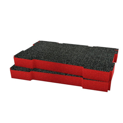 Shadow Foam Ridgid Pro System Tool Chest (Version 1) Foam Inserts (Red 50mm) from B&Q