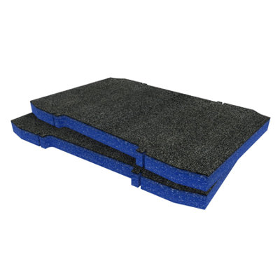 Shadow Foam Dewalt Toughsystem 2.0 Toolbox Foam Insert Cut And Peel Foam (Blue 30mm) from B&Q