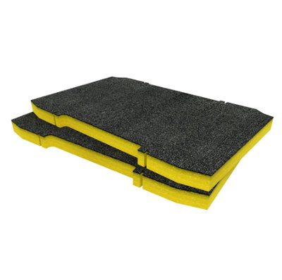 Shadow Foam Dewalt Toughsystem 2.0 Toolbox Foam Insert Cut And Peel Foam (Yellow 30mm) from B&Q