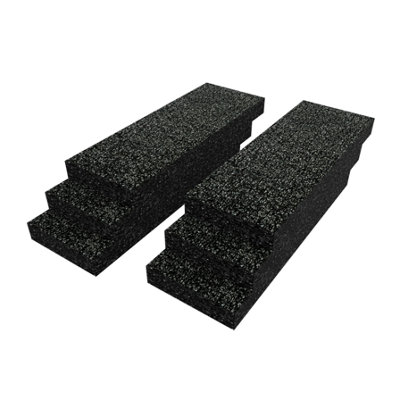 Shadow Foam Makita Makpac Cantilever Toolbox Foam Insert (Black 30mm) from B&Q