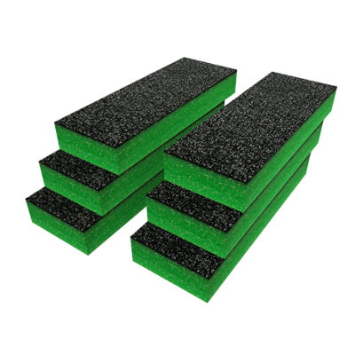 Shadow Foam Makita Makpac Cantilever Toolbox Foam Insert (Green 50mm) from B&Q