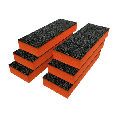 Shadow Foam Makita Makpac Cantilever Toolbox Foam Insert (Orange 50mm) from B&Q