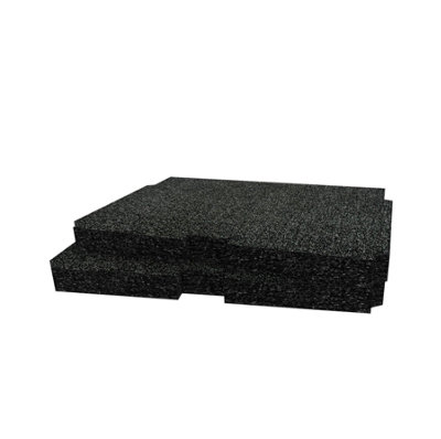 Shadow Foam Metabo Metabox Foam Inserts Cut And Peel Foam (Black 30mm) from B&Q