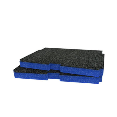Shadow Foam Metabo Metabox Foam Inserts Cut And Peel Foam (Blue 30mm) from B&Q
