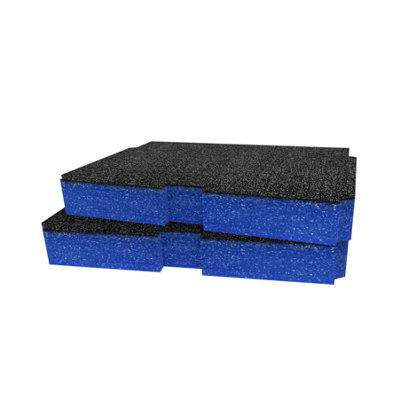 Shadow Foam Metabo Metabox Foam Inserts Cut And Peel Foam (Blue 50mm) from B&Q