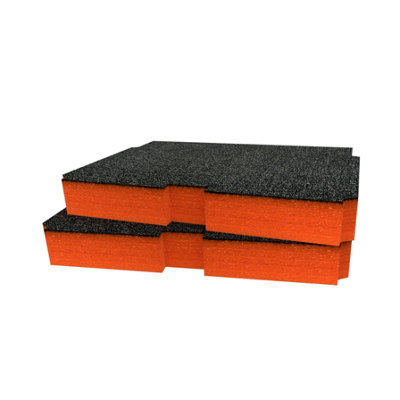 Shadow Foam Metabo Metabox Foam Inserts Cut And Peel Foam (Orange 50mm) from B&Q