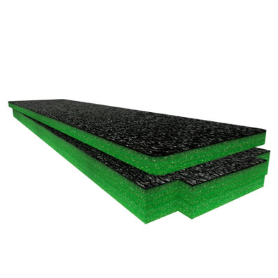 Shadow Foam Nuprol Medium Hard Case Foam Inserts Main BodyGreen
