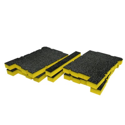Shadow Foam Dewalt Toughsystem 2.0 Ds100 Organiser Foam Inserts (Yellow 30mm) from B&Q