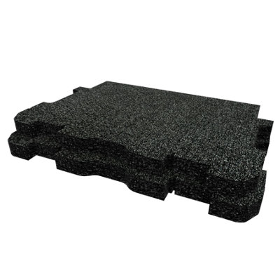 Shadow Foam Dewalt Tstak Rolling Toolbox Foam Insert Cut And Peel Foam (Black 30mm) from B&Q