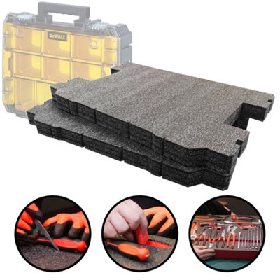 Shadow Foam Inserts For Dewalt Tstak Organiser (Black 30mm) from B&Q