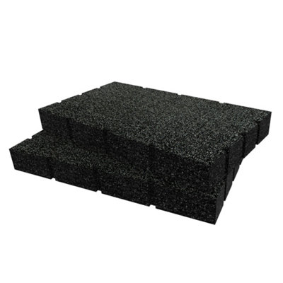 Shadow Foam Inserts For Magnusson Stakkur Drawers (Black 50mm) from B&Q
