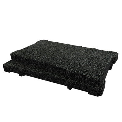 Shadow Foam Inserts For Magnusson Stakkur Toolbox (Black 30mm) from B&Q