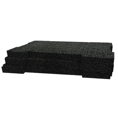 Shadow Foam Ridgid Pro System Toolbox Stack (Version 1) Foam Inserts (Black 30mm) from B&Q