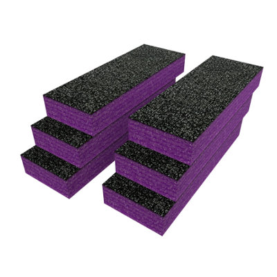 Shadow Foam Makita Makpac Cantilever Toolbox Foam Insert (Purple 50mm) from B&Q