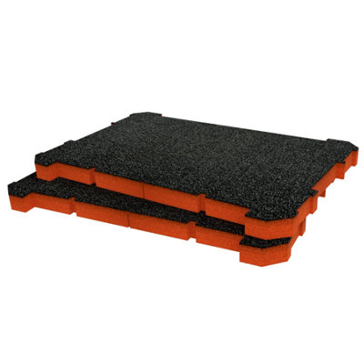 Shadow Foam Orange Tactix Drawer Tool Chest Top Box Foam Inserts ( 30Mm) Size 2