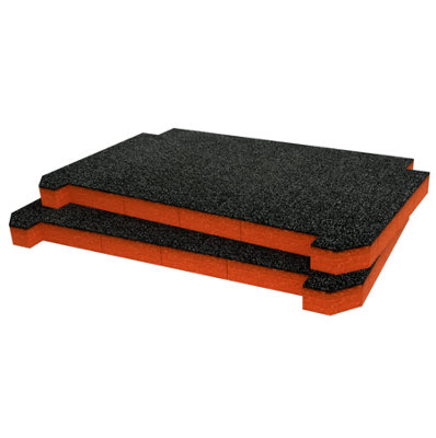 Shadow Foam Tactix Mobile Tool Chest Foam Inserts (Orange 30mm) from B&Q