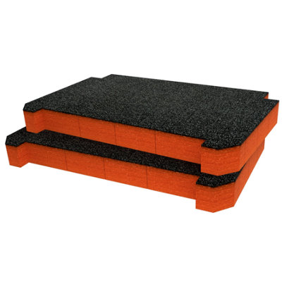 Shadow Foam Tactix Mobile Tool Chest Foam Inserts (Orange 50mm) from B&Q