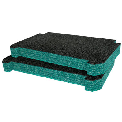 Shadow Foam Tactix Mobile Tool Chest Foam Inserts (Teal 50mm) from B&Q