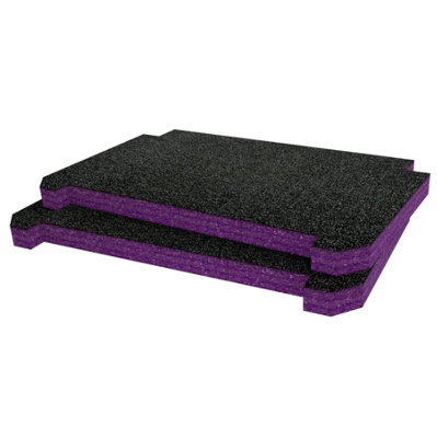 Shadow Foam Tactix Mobile Tool Chest Foam Inserts (Purple 30mm) from B&Q