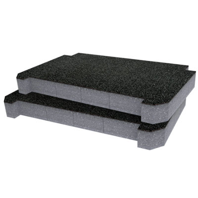Shadow Foam Tactix Mobile Tool Chest Foam Inserts (Grey 50mm) from B&Q