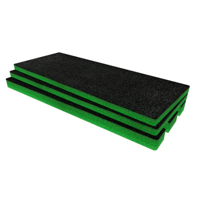 B&Q -  Peli 1720 Gen 1 Foam Inserts Cut And Peel Foam (Green)