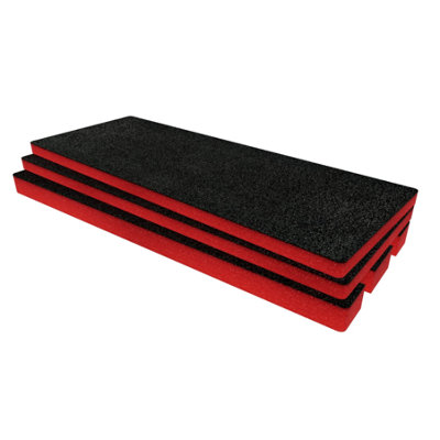 B&Q -  Peli 1720 Gen 1 Foam Inserts Cut And Peel Foam (Red)