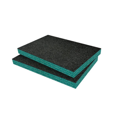 Shadow Foam Ryobi Toolblox 4 Drawer Cabinet Foam Inserts (Teal 30mm) from B&Q