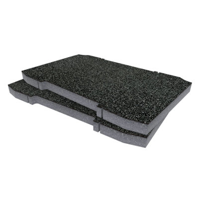 Shadow Foam Dewalt Toughsystem 2.0 Toolbox Foam Insert Cut And Peel Foam (Grey 30mm) from B&Q