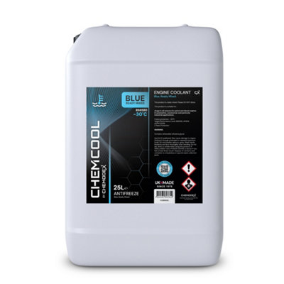 Chemcool Blue Antifreeze & Coolant. Ready Mixed Pre-Mixed Formula. 25 Litres. -30C Protection. from B&Q