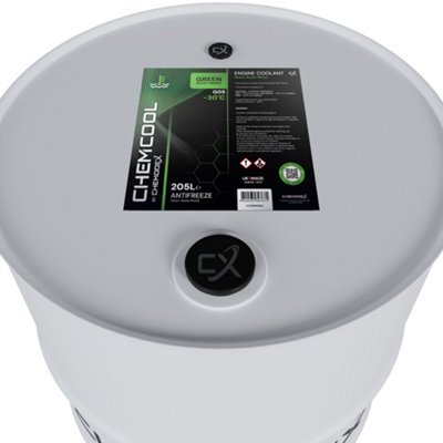 Chemcool Green Antifreeze & Coolant. Ready Mixed Pre-Mixed Formula. 205 Litres -30C Protection. from B&Q