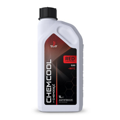 Chemcool Red Long Life Antifreeze & Coolant. 1 Litre Concentrate. -60C Protection. from B&Q