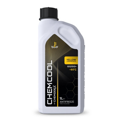 Chemcool Yellow Antifreeze & Coolant Concentrate -60C.extreme Long Life Protection. 1 Litre. from B&Q