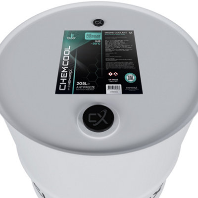 Chemcool Premium Blue Antifreeze & Coolant. 205 Litres Ready Mixed. -30 Freeze Protection. from B&Q