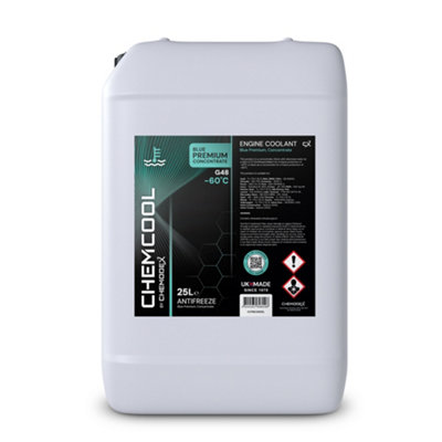 Chemcool Premium AntifreezeBlue Concentrate 25 Litres from B&Q