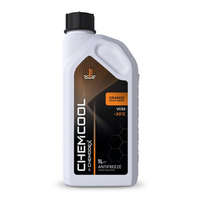 Chemcool Orange Antifreeze & Coolant. -30C Ready Mixed. 1 Litre. from B&Q