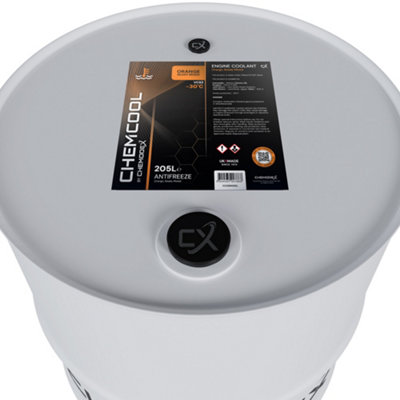Chemcool Orange Antifreeze & Coolant. -30C Ready Mixed. 205 Litres. from B&Q