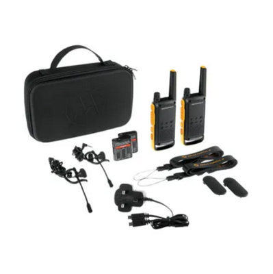 Motorola T82 Extreme Twin Pack. Up To 10Km Range With 16 Channels Plus 121 Privacy Codes from B&Q