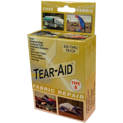 Tear-Aid Type A Fabric Repair Patch Kit For TentsCanvasSleeping Bags And Waders from B&Q
