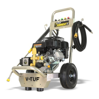 V-Tuf Torrent 1 2755 Psi,190Bar 13 Lpm Industrial 7Hp Petrol Pressure Washer from B&Q
