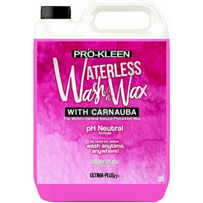 Pro-Kleen Ultima-Plus Xp Ph Neutral 1 X 5 Litres Cherry Splash Car Cleaner Waterless Wash & Wax With Carnauba from B&Q
