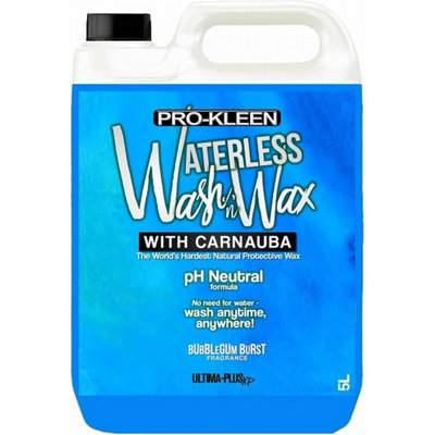Pro-Kleen 5 Litres Bubblegum Burst Car Cleaner Waterless Wash & Wax With Carnauba Wax from B&Q